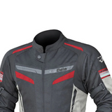 BELA Sprinter Motorbike Textile Jacket Black/Ice/Red
