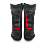 BELA STRIP MOTORCYCLE RACING BOOTS BLACK RED