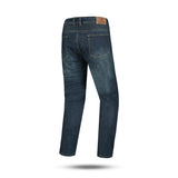 BELA URBAN LADY MOTORCYCLE DENIM JEANS VINTAGE BLUE