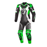 BELA X-Race 1PC Motorcycle Racing Leather Suit Black White Green