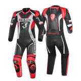 BELA X Race 2PC Mono De Moto Negro Blanco Rojo