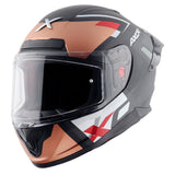AXOR SABER X SPORTS HELMET BLACK MATTE ORANGE
