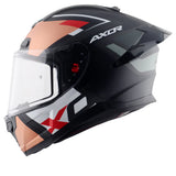 AXOR SABER X SPORTS HELMET BLACK MATTE ORANGE