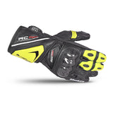 Bela Rocket Long Racing Gloves Black Yellow Flouro