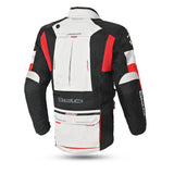 Bela Transformer Motorcycle Touring Water-Resistant Jacket White Black Red