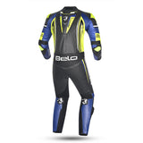 Bela Beast - 1 PC Racing leather suit - blue yellow black