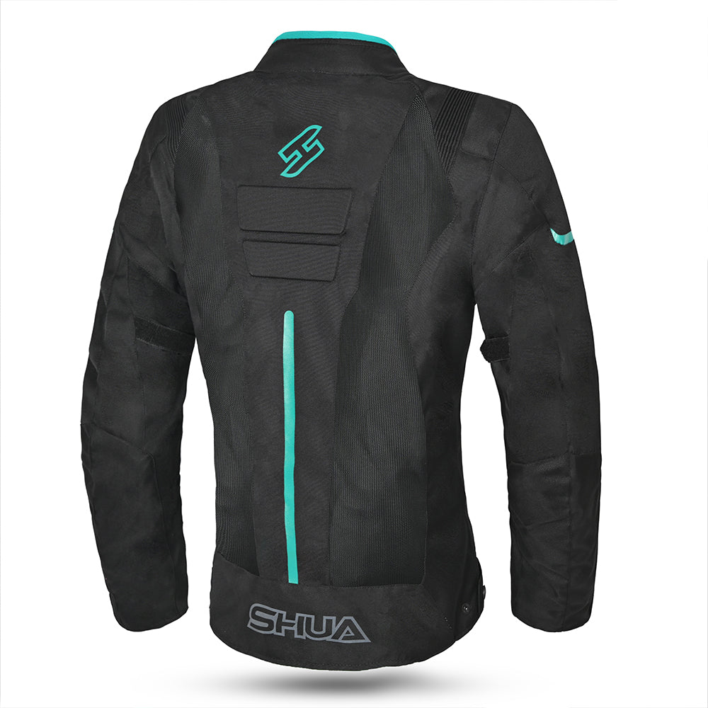 Bela Highland Lady Textile Jacket Black/Turquoise