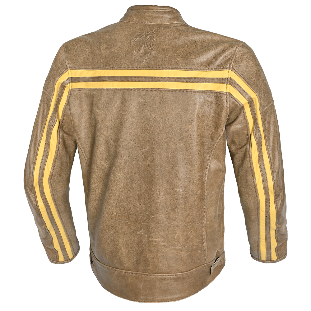 Bela Knight Hawk - textil motril jacket - Brown/Beige - MaximomotoUK