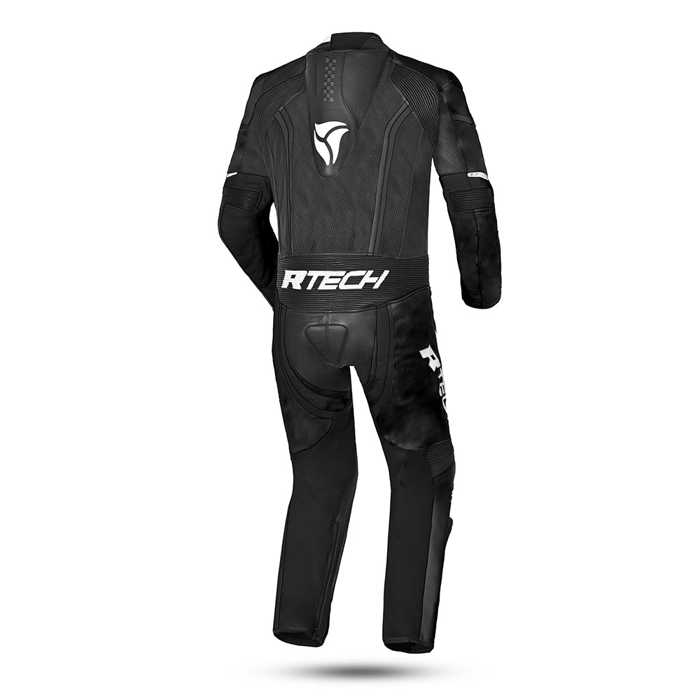 R Tech Hawk 1PC Motorcycle Racing Suit Black - MaximomotoUK