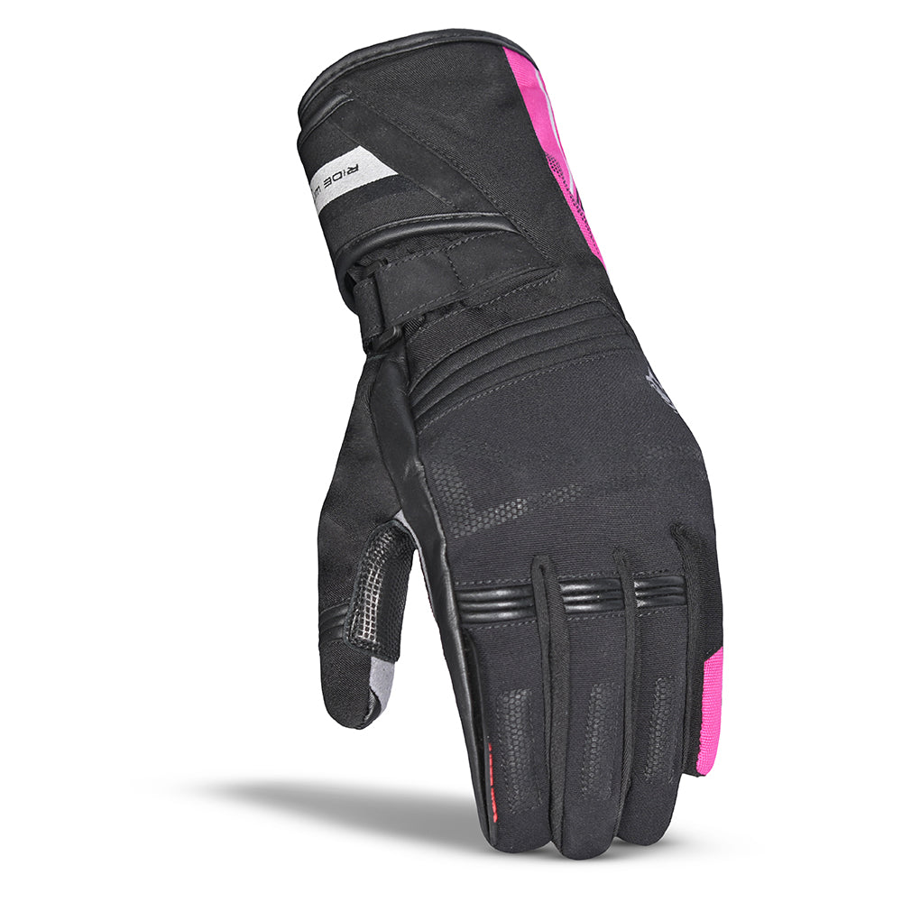 BELA Iglo Lady Winter Motorcycle Gloves Women Black Pink