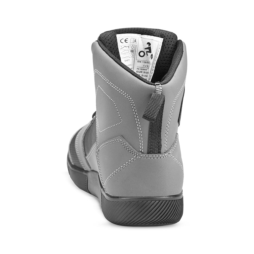 SHUA Shift Men's Urban Motorcycle Boots Grey