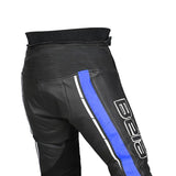 Bela Rocket Lady Leather Trousers Moto Women Black/Blue
