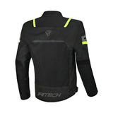 R-TECH SPIRAL MESH Summer Motorcycle Textile Jacket Black Yellow