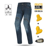 BELA BOSTON MEN MOTORCYCLE JEANS 30L CE BLUE