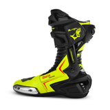 BELA Speedo 2.0 Motorcycle Racing Leather Boots Black/Fluor Yellow
