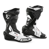 Bela Speedo 2.0 Racing Motorcycle Boots Black/White