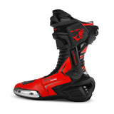 BELA Speedo 2.0 Motorcycle Leather Boots Black/Red