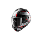 SHARK OXO SIEVE negro cromado plateado modular Casco