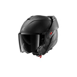SHARK OXO DARK SHADOW ABATIBLE CASCO NEGRO MATE
