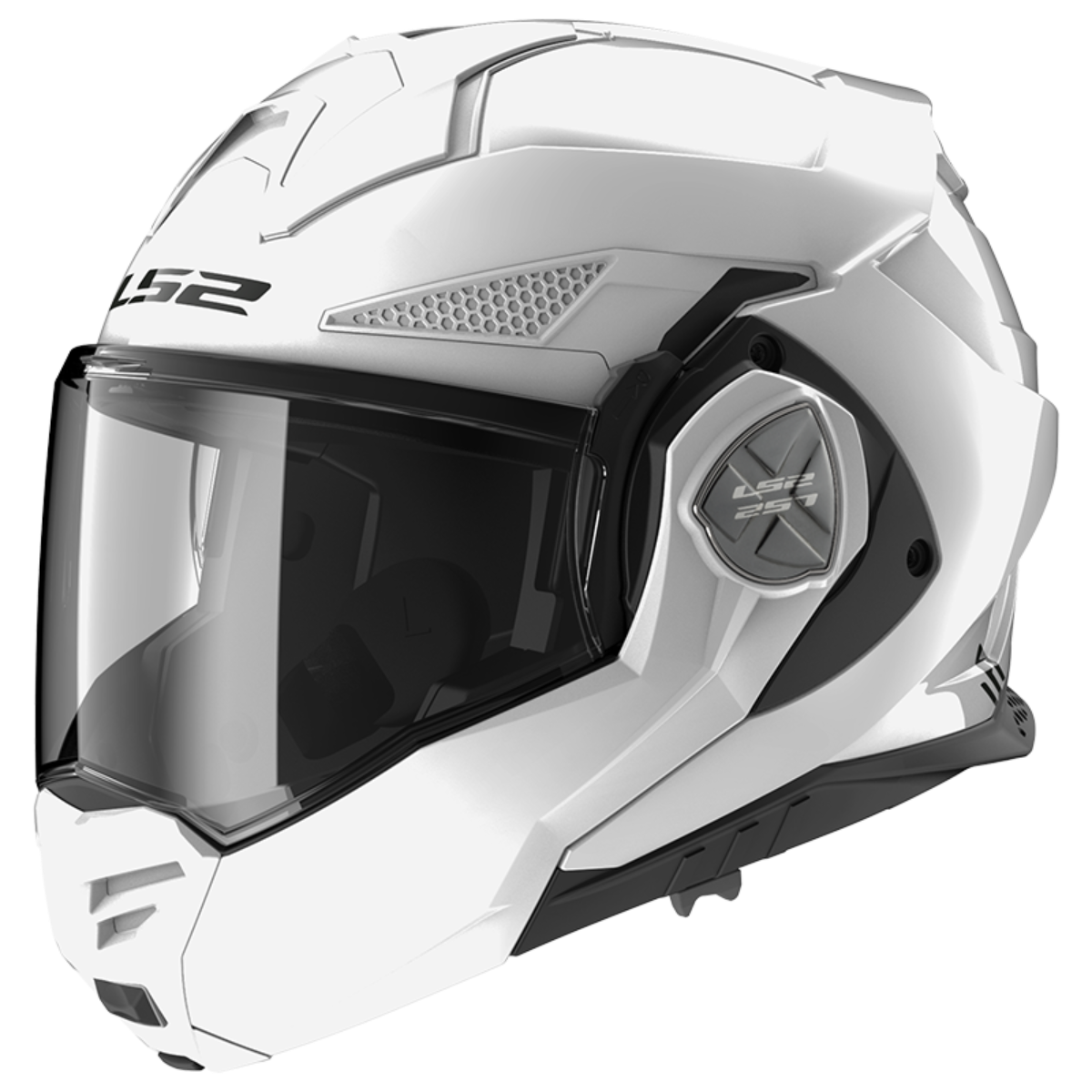 Ls2 Ff901 Advant Solid Modular Helmet White-06