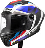 LS2 FF805 Thunder GP Aero Full Face Motorcycle Helmet Raute Blue Red Maximomoto.uk!
