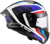 LS2 FF805 Thunder GP Aero Full Face Motorcycle Helmet Raute Blue Red-06