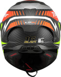 LS2 FF805 Thunder GP Full Face Motorcycle Helmet Black Replica