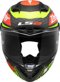 LS2 FF805 Thunder GP Full Face Motorcycle Helmet Black Replica
