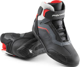 FORMA STINGER EVO FLOW URBAN MOTORCYCLE BOOTS BLACK WHITE GREY