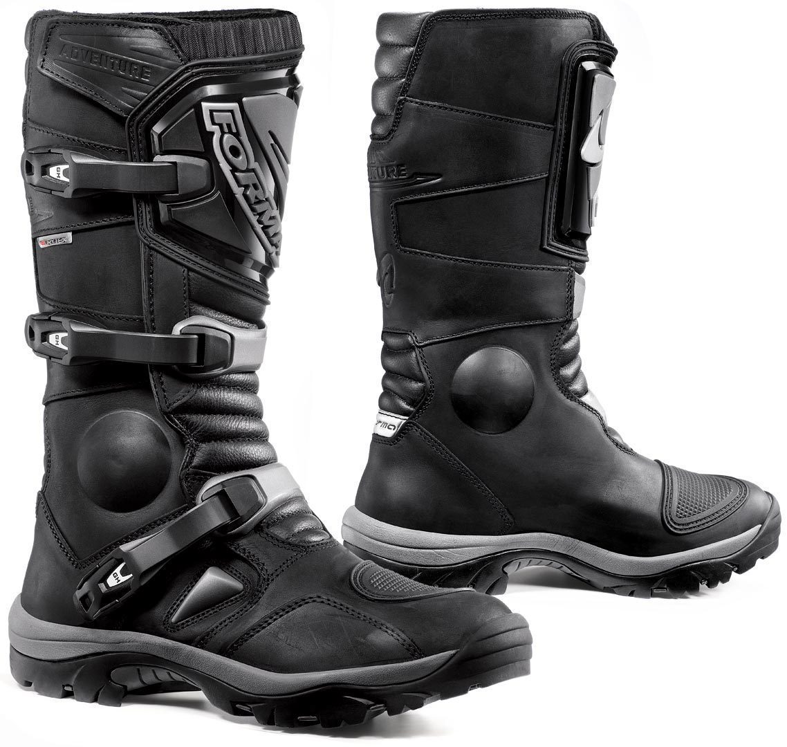 FORMA ADVENTURE DRY MOTORCYCLE BOOTS BLACK MAXMO MOTO UK