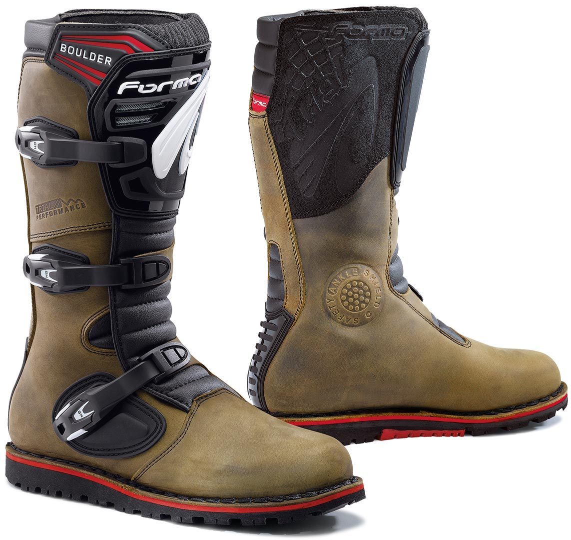FORMA BOULDER OFF ROAD MOTORCYCLE BOOTS BROWN