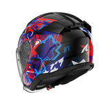 SHARK SKWAL JET PRANZ URBAN MOTORCYCLE OPEN FACE HELMET BLACK BLUE RED