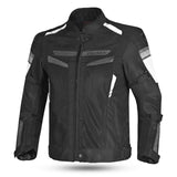 BELA Sprinter Textile Motorbike Jacket Black/White/Grey