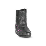 BELA Faster 2.0 Lady Motorcycle Racing Boots Black Pink