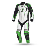 BELA North Star 1 PC Motorcycle Suit White Black Green