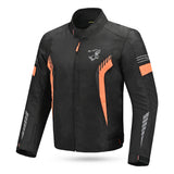 Bela Bradley Motorcycle Textile Jacket Black Orange