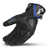 BELA Rocket Short Motorcycle Racing Gloves White Blue Black