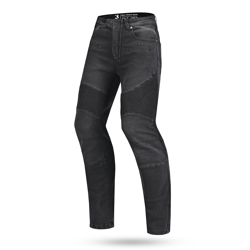 BELA KEVLAR TROPHY MEN MOTORCYCLE JEANS 34L BLACK