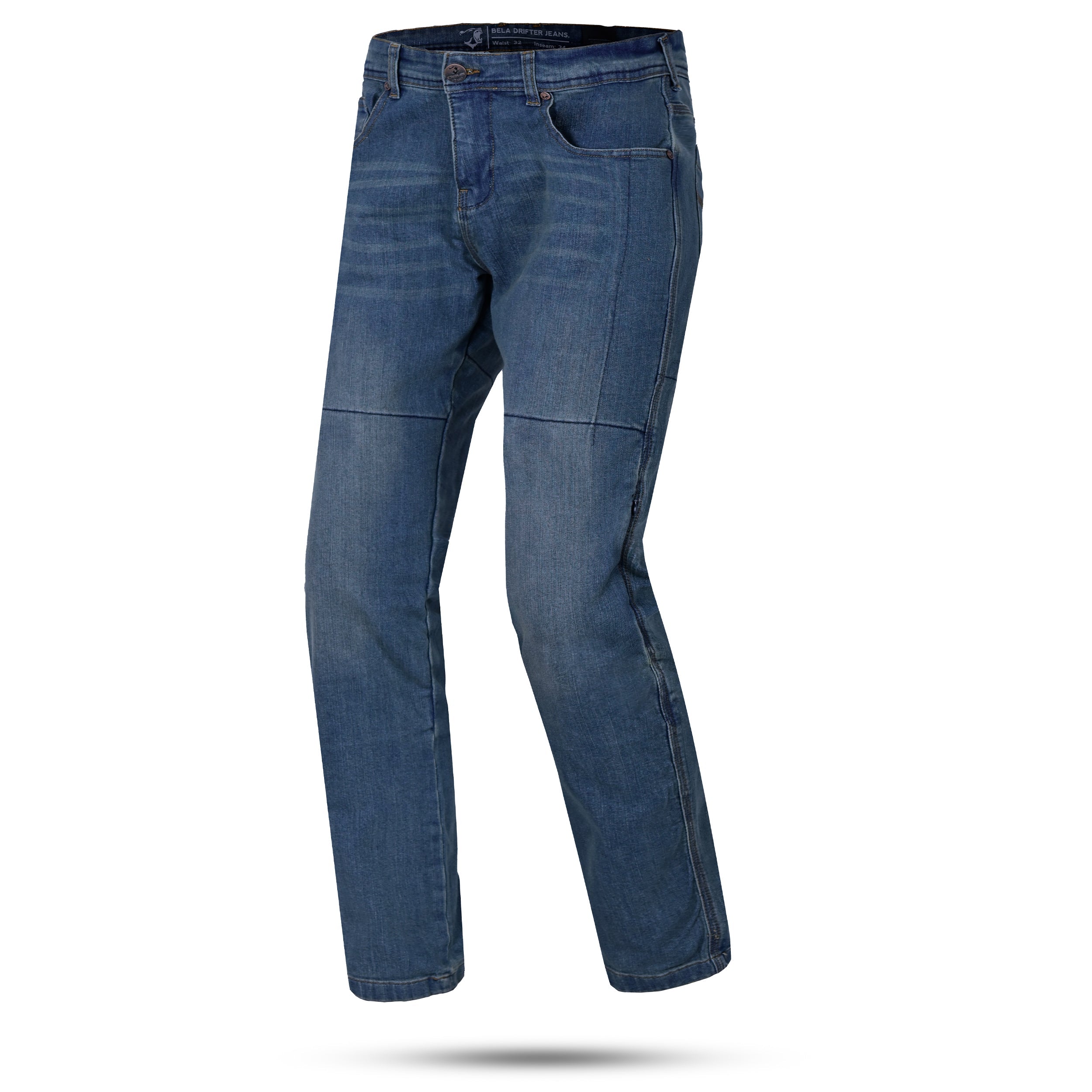 BELA Drifter 32L Motorcycle Demin Jeans Medium Blue