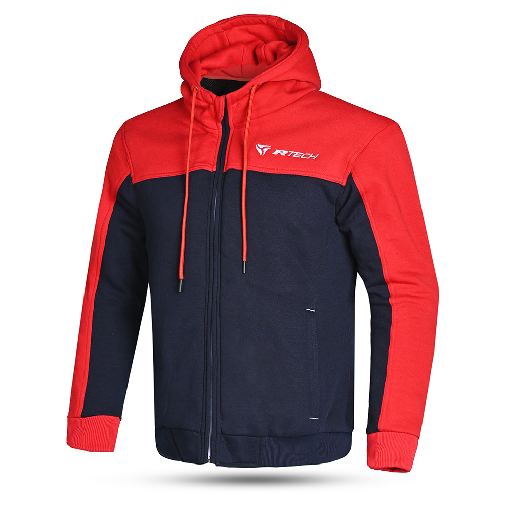 R-TECH Suspension Hoodie - Blue Red - front pic