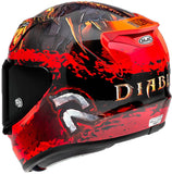 HJC RPHA12 DIABLO BIZZARD MC1 Premium Sport Full-Face Motorbike Helmet Red