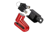 SHUA Candado Moto Antirrobo De Disco Rojo - SECURTEX MOTOR S.L (t/a MaximoMoto)
