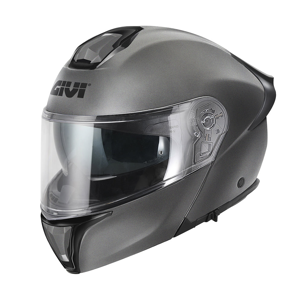 GIVI X50 Solid for motorbike Modular full face helmet titanium
