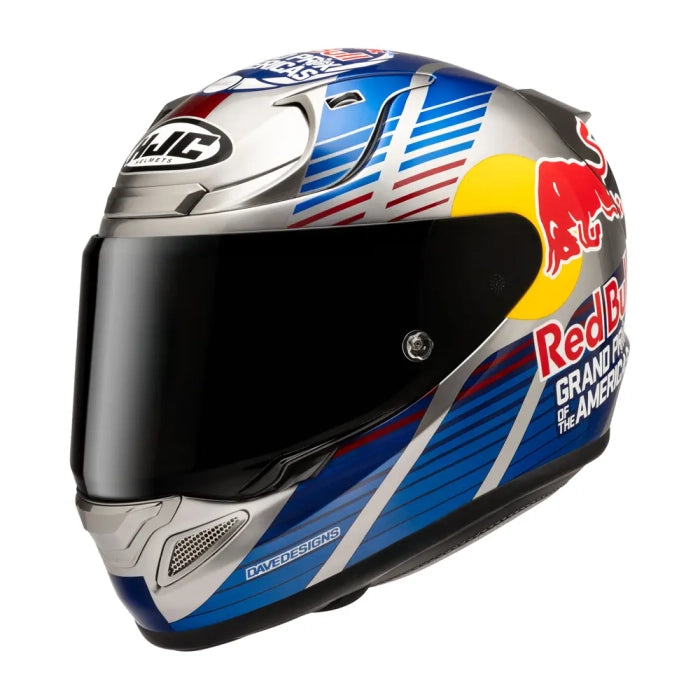 HJC RPHA 12 Red Bull Austin GP 2 Premium sport Helmets White Red Blue