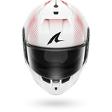 SHARK SKWAL i3 SPEED-TECH MOTORCYCLE HELMET WHITE RED BLACK