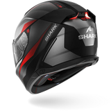 SHARK SKWAL i3 MEKARIUM MOTORCYCLE HELMET MAT BLACK ANTHRA RED