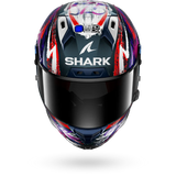 SHARK AERON-GP FIM Carbon Full-Face Motorcycle Helmet Violet White-front