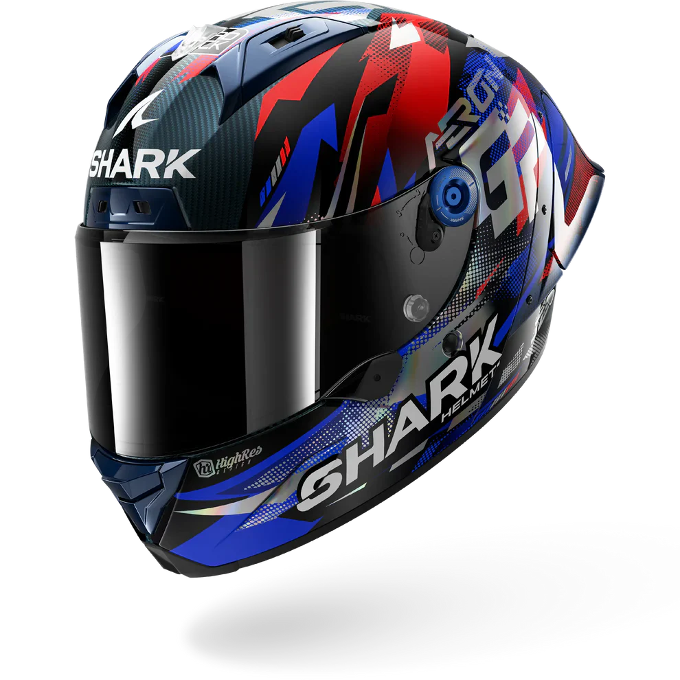 SHARK AERON-GP FIM Carbon Full-Face Motorcycle Helmet Blue