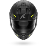 SHARK RIDILL 2 MEKARIUM MOTORCYCLE HELMET MAT ANTHRA YELLOW