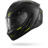 SHARK RIDILL 2 MEKARIUM MOTORCYCLE HELMET MAT ANTHRA YELLOW